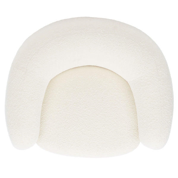 Safavieh Everly Boucle Barrel Back Accent Chair SFV5029A