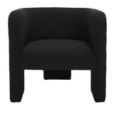 Safavieh Sammie 3 Leg Boucle Accent Chair Black Wood / Fabric / Foam SFV5034B