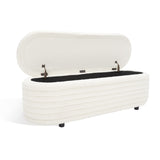 Safavieh Jaymie Boucle Storage Bench SFV5040B