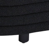 Safavieh Jaymie Boucle Storage Bench Black / Black Wood / Fabric / Foam  SFV5040C
