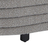 Safavieh Jaymie Boucle Storage Bench Dark Grey / Black Wood / Fabric / Foam  SFV5040D
