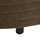 Safavieh Jaymie Velvet Storage Bench Dark Olive Green / Black Wood / Fabric / Foam  SFV5040E