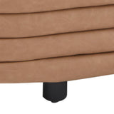 Safavieh Jaymie Veagan Leather Storage Bench Camel / Black Wood / Fabric / Foam  SFV5040F