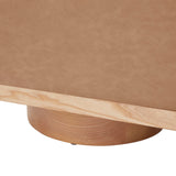 Safavieh Vianna Vegan Leather Storage Bench Camel Wood / Fabric / Foam SFV5049E