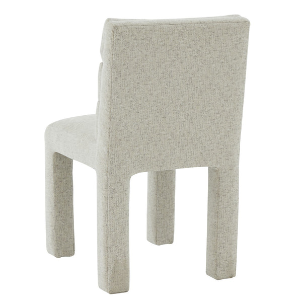Safavieh Pietro Channel Tufted Dining Chair Taupe SFV5081A
