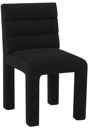 Safavieh Pietro Channel Tufted Dining Chair Black SFV5081B