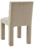 Safavieh Pietro Channel Tufted Dining Chair Light Brown SFV5081C