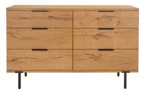 Safavieh Elizabella 6 Drawer Wood Dresser SFV5302A