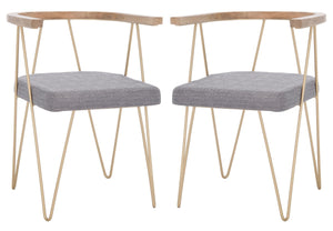 Safavieh Krissy Hairpin Leg Dining Chair SFV5736A-SET2