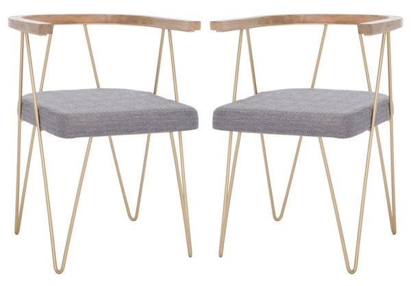 Safavieh Krissy Hairpin Leg Dining Chair SFV5736A-SET2