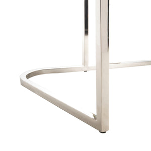 Julian Desk - Sleek Espresso Oak & Steel Contemporary Home Office Furniture with Soft Closing Drawers