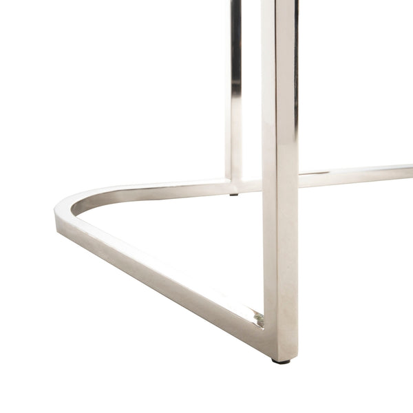 Julian Desk - Sleek Espresso Oak & Steel Contemporary Home Office Furniture with Soft Closing Drawers