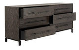 Simmons 6 Drawer Wood Dresser - Commercial Grade