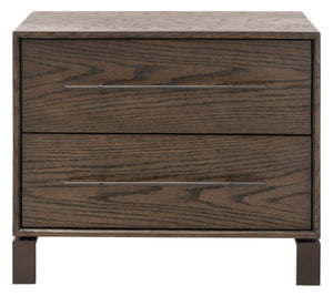 Simmons 2 Drawer Wood Nightstand - Commercial Grade