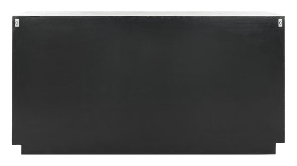 Sylas Contemporary Sunburst 3-Door Sideboard - Chic Silver Buffet with Elegant Storage Solutions