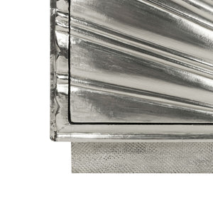 Sylas Contemporary Sunburst 3-Door Sideboard - Chic Silver Buffet with Elegant Storage Solutions