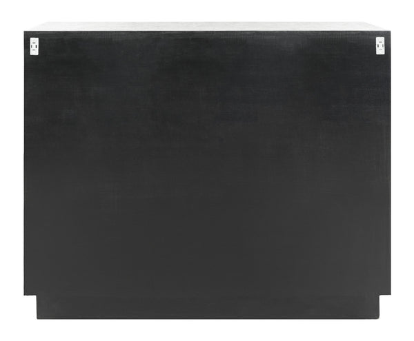 Sylas Silver Sunburst 2-Door Chest - Elegant Storage Solution for Living & Dining Room Decor