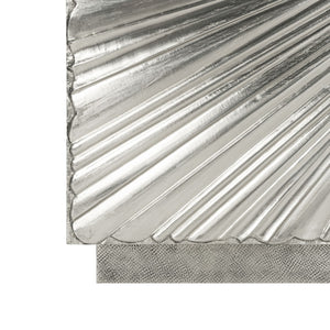Sylas Silver Sunburst 2-Door Chest - Elegant Storage Solution for Living & Dining Room Decor