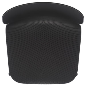 Safavieh Abbie Molded Plastic Dining Chair - Set of 2 Black Pp / Metal SFV6900B-SET2