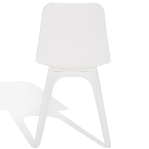 Damiano Molded Plastic Dining Chair - Retro-Chic Design Perfect for Modern Interiors and Comfort