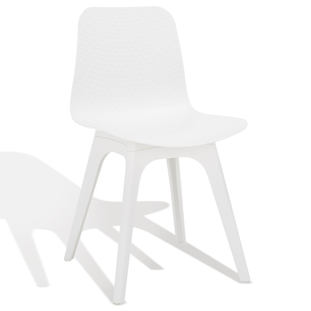 Damiano Molded Plastic Dining Chair - Retro-Chic Design Perfect for Modern Interiors and Comfort