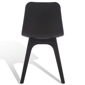 Damiano Molded Plastic Dining Chair - Retro-Chic Design Perfect for Modern Interiors and Comfort