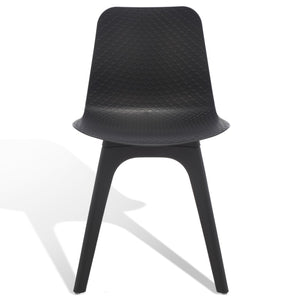 Damiano Molded Plastic Dining Chair - Retro-Chic Design Perfect for Modern Interiors and Comfort