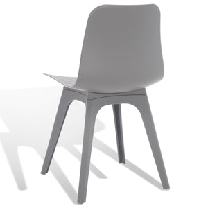 Damiano Molded Plastic Dining Chair - Retro-Chic Design Perfect for Modern Interiors and Comfort
