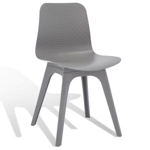 Damiano Molded Plastic Dining Chair - Retro-Chic Design Perfect for Modern Interiors and Comfort