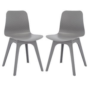 Damiano Molded Plastic Dining Chair - Retro-Chic Design Perfect for Modern Interiors and Comfort