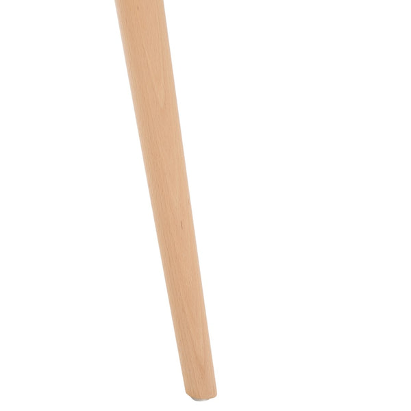 Haddie Molded Plastic Dining Chair - Timeless Mid-Century Design with Natural Wood Legs, Stylish Comfort