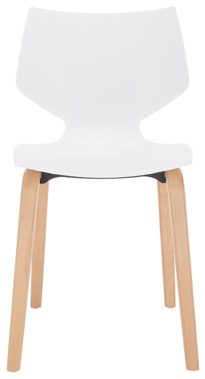 Darnel Stunning Retro Scandinavian Wingback Dining Chair with Elegant Molded Plastic Design