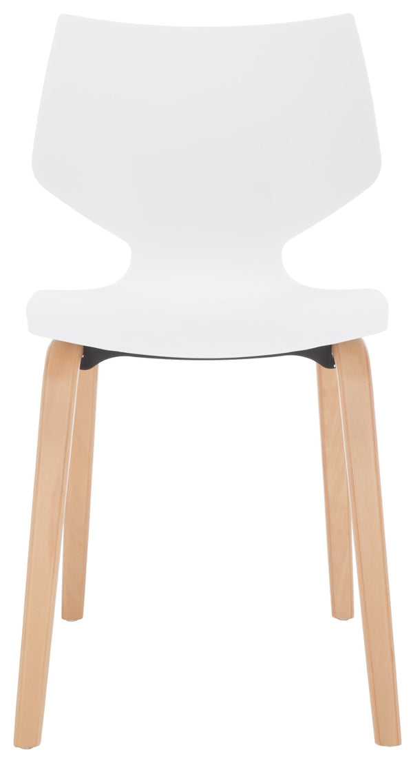 Darnel Stunning Retro Scandinavian Wingback Dining Chair with Elegant Molded Plastic Design