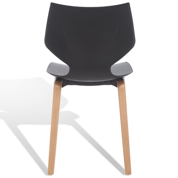 Darnel Stunning Retro Scandinavian Wingback Dining Chair with Elegant Molded Plastic Design