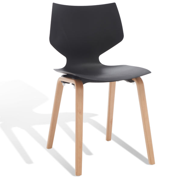 Darnel Stunning Retro Scandinavian Wingback Dining Chair with Elegant Molded Plastic Design