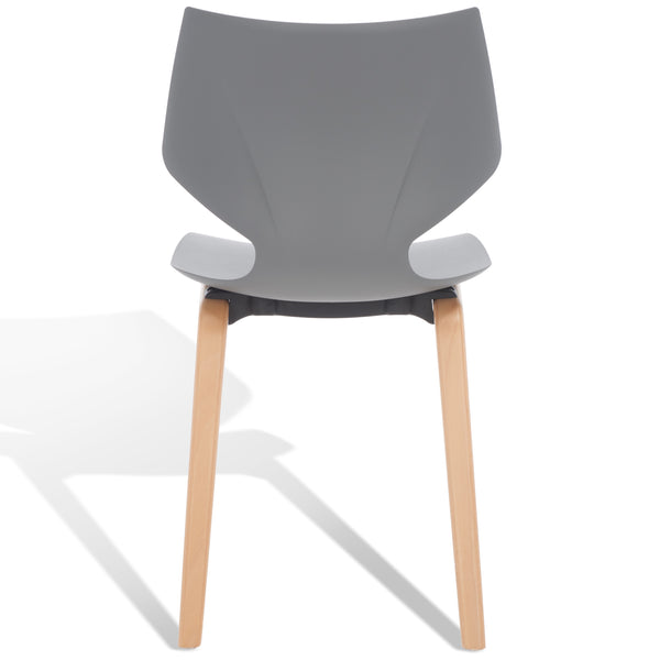 Darnel Stunning Retro Scandinavian Wingback Dining Chair with Elegant Molded Plastic Design