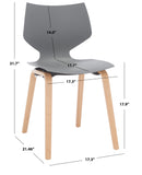 Darnel Molded Plastic Dining Chair