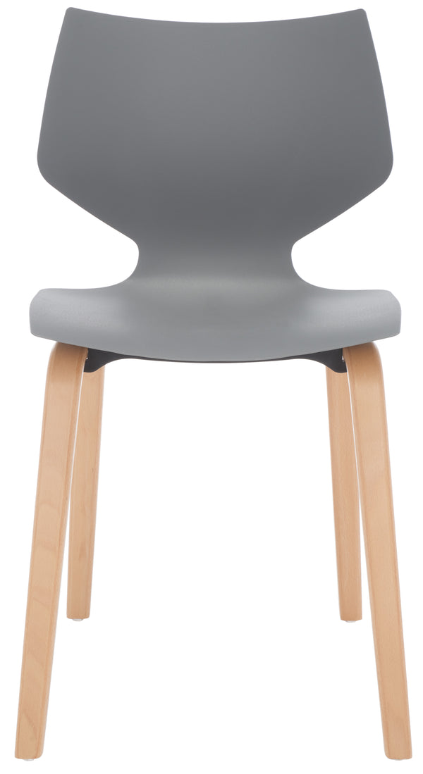 Darnel Stunning Retro Scandinavian Wingback Dining Chair with Elegant Molded Plastic Design