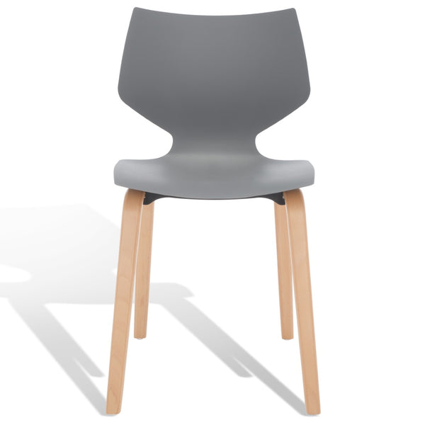 Darnel Stunning Retro Scandinavian Wingback Dining Chair with Elegant Molded Plastic Design
