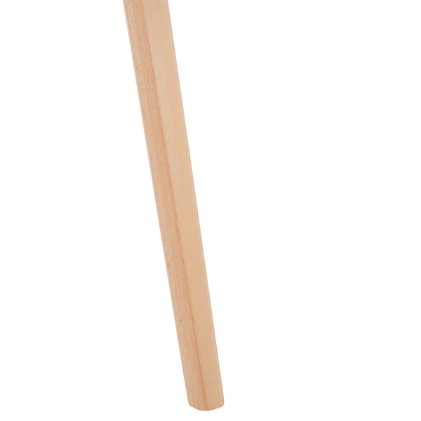 Darnel Stunning Retro Scandinavian Wingback Dining Chair with Elegant Molded Plastic Design