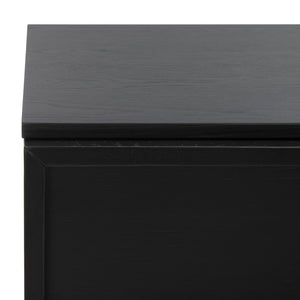 Safavieh Zeus 2 Drawer Nightstand Black SFV7205C