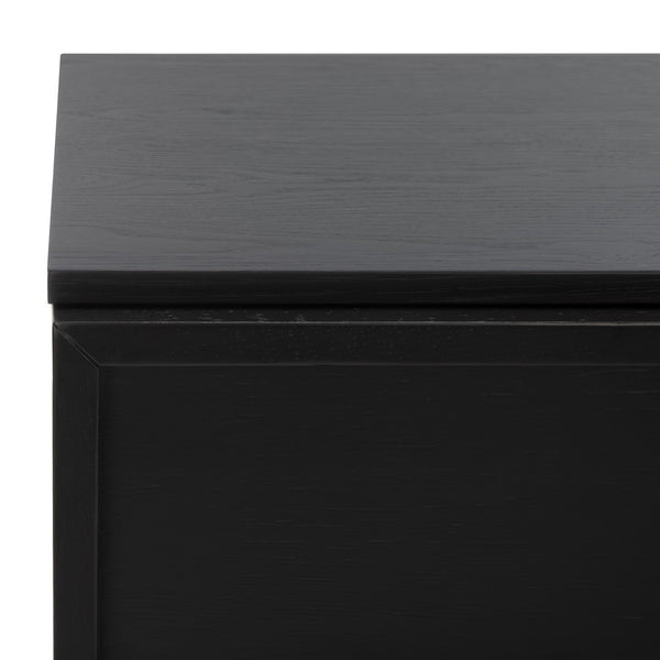 Safavieh Zeus 2 Drawer Nightstand Black SFV7205C