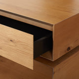 Geraldo Rotating Coffee Table Oak / Black