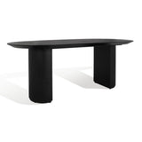 Safavieh Barnett Wood Dining Table Black Wood SFV7223A-2BX