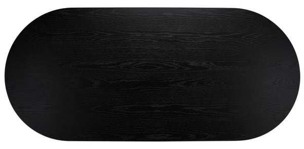 Safavieh Barnett Wood Dining Table Black Wood SFV7223A-2BX