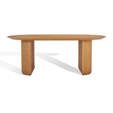 Safavieh Barnett Wood Dining Table Natural Wood SFV7223B-2BX