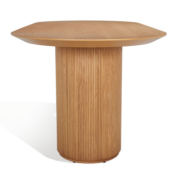 Safavieh Barnett Wood Dining Table Natural Wood SFV7223B-2BX