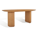 Safavieh Barnett Wood Dining Table Natural Wood SFV7223B-2BX