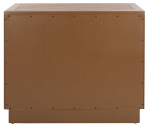 Steve 2 Drawer Wood Nightstand Brown