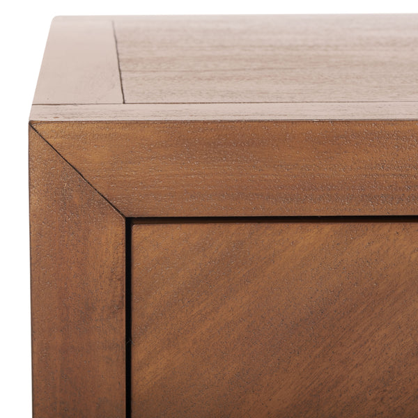 Steve 2 Drawer Wood Nightstand Brown
